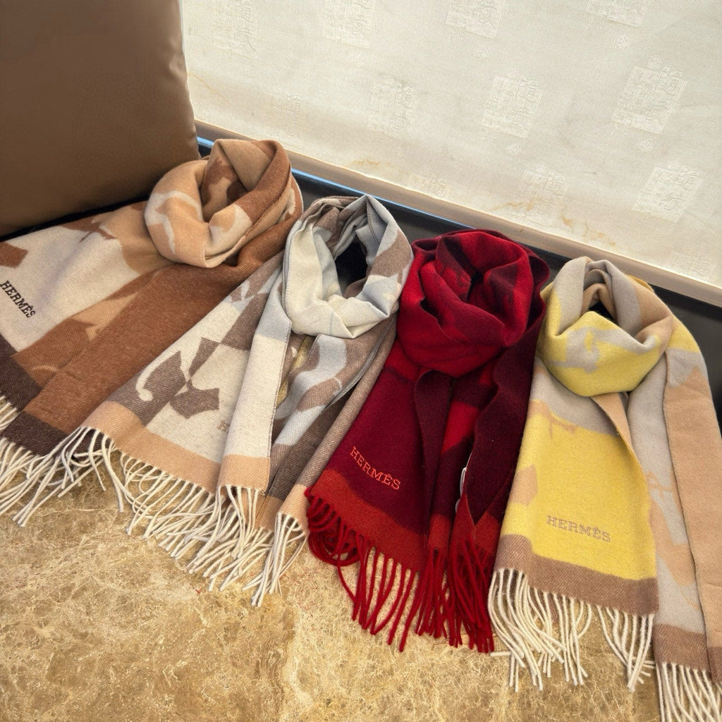 HERMES HERMES 25S SCARF 170 IN CASERE 854667