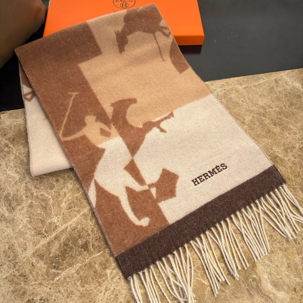 HERMES HERMES 25S SCARF 170 IN CASERE 854667