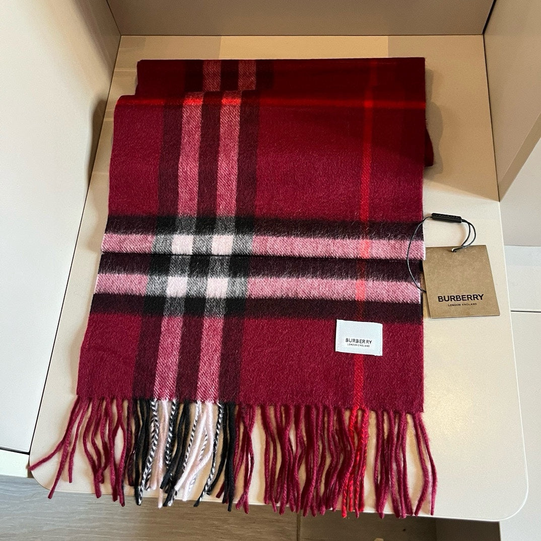 BURBERRY BBR SCARF 180 CM IN CASHMERE 481407