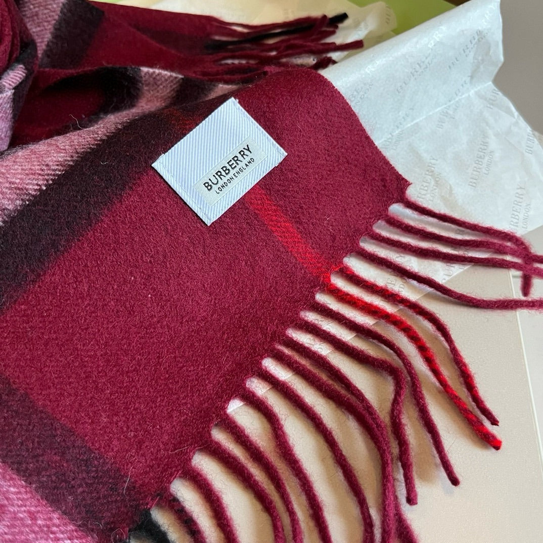 BURBERRY BBR SCARF 180 CM IN CASHMERE 481407