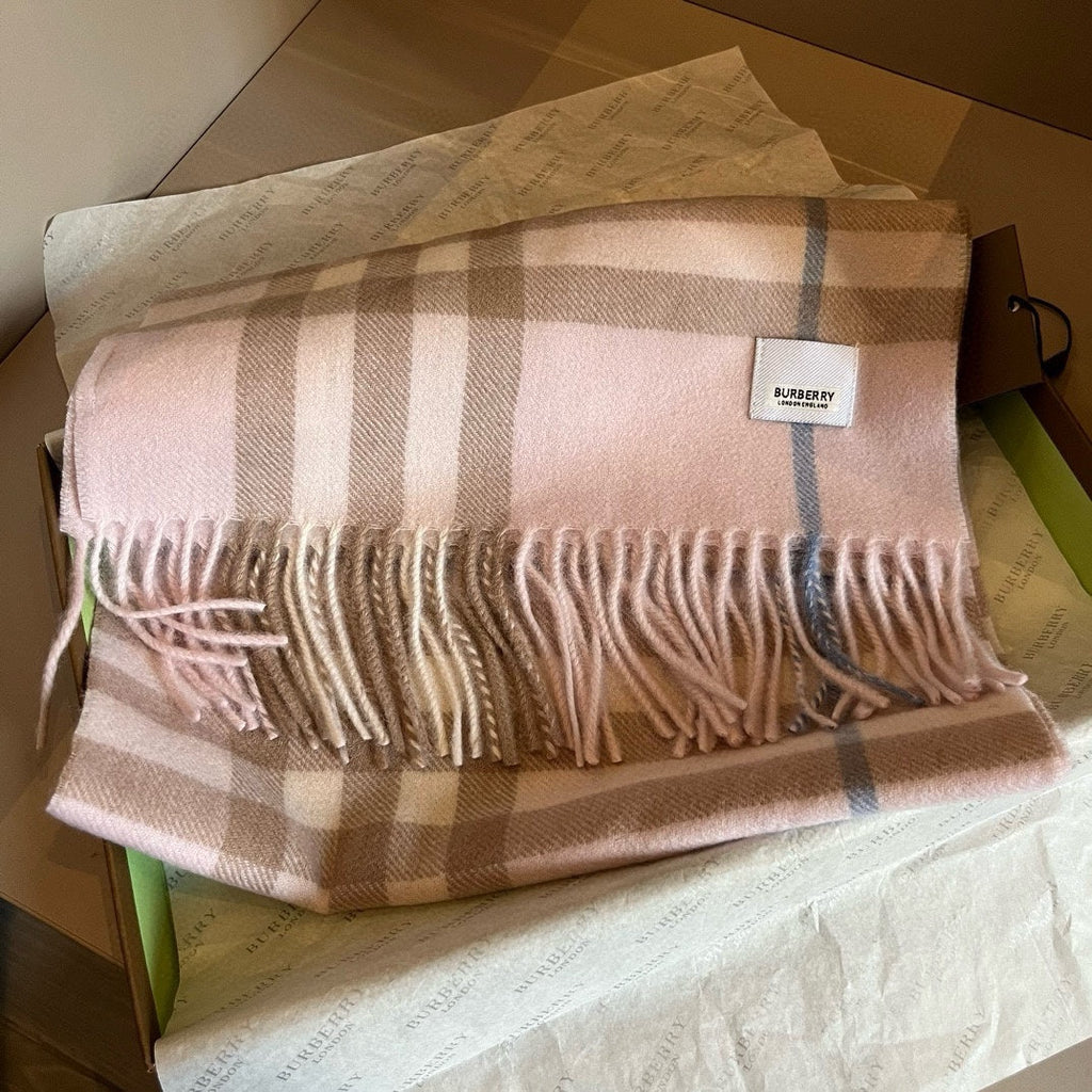 BURBERRY BBR SCARF 180 CM IN CASHMERE 481408