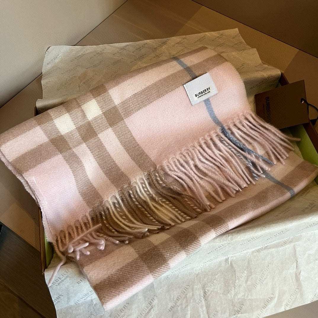 BURBERRY BBR SCARF 180 CM IN CASHMERE 481408