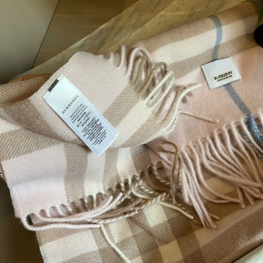BURBERRY BBR SCARF 180 CM IN CASHMERE 481408