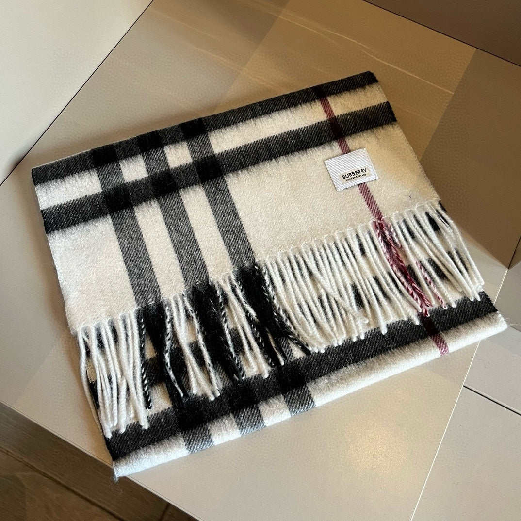 BURBERRY BBR SCARF 180 CM IN CASHMERE 481409