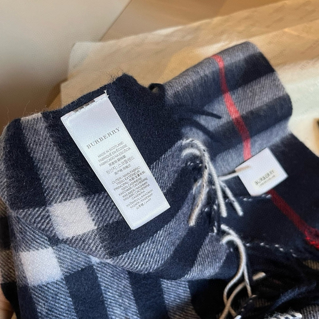BURBERRY BBR SCARF 180 CM IN CASHMERE 481410