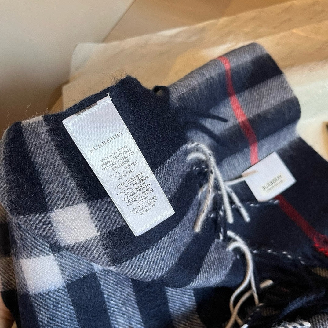 BURBERRY BBR SCARF 180 CM IN CASHMERE 481410