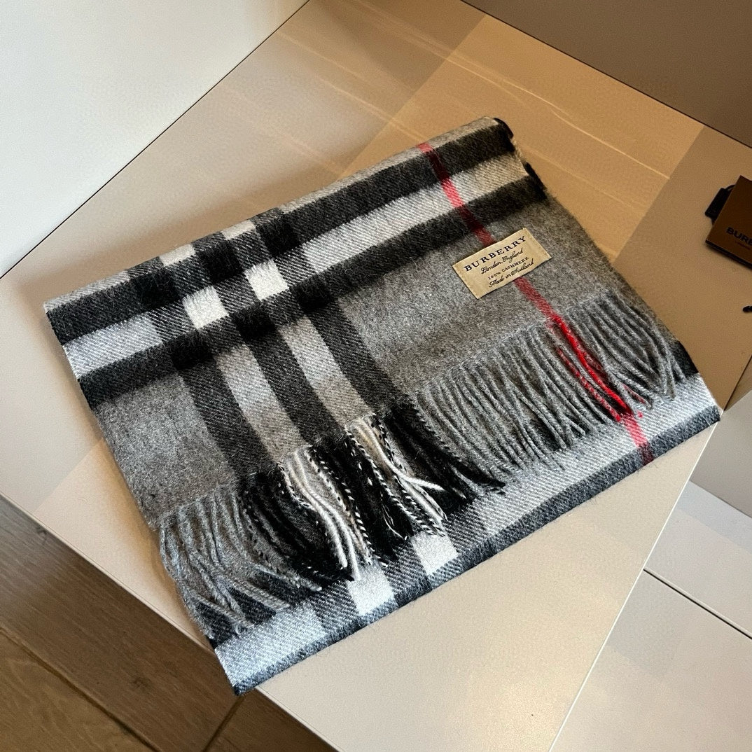 BURBERRY BBR SCARF 180 CM IN CASHMERE 481411