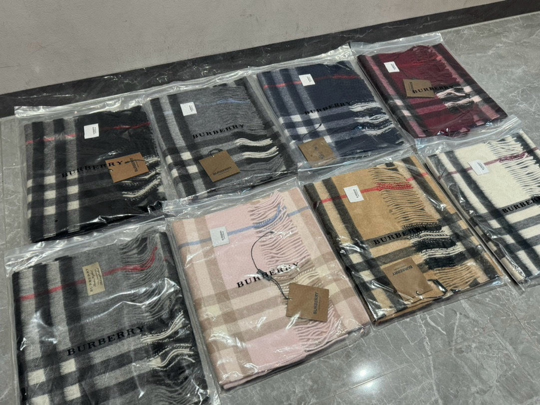BURBERRY BBR SCARF 180 CM IN CASHMERE 481411