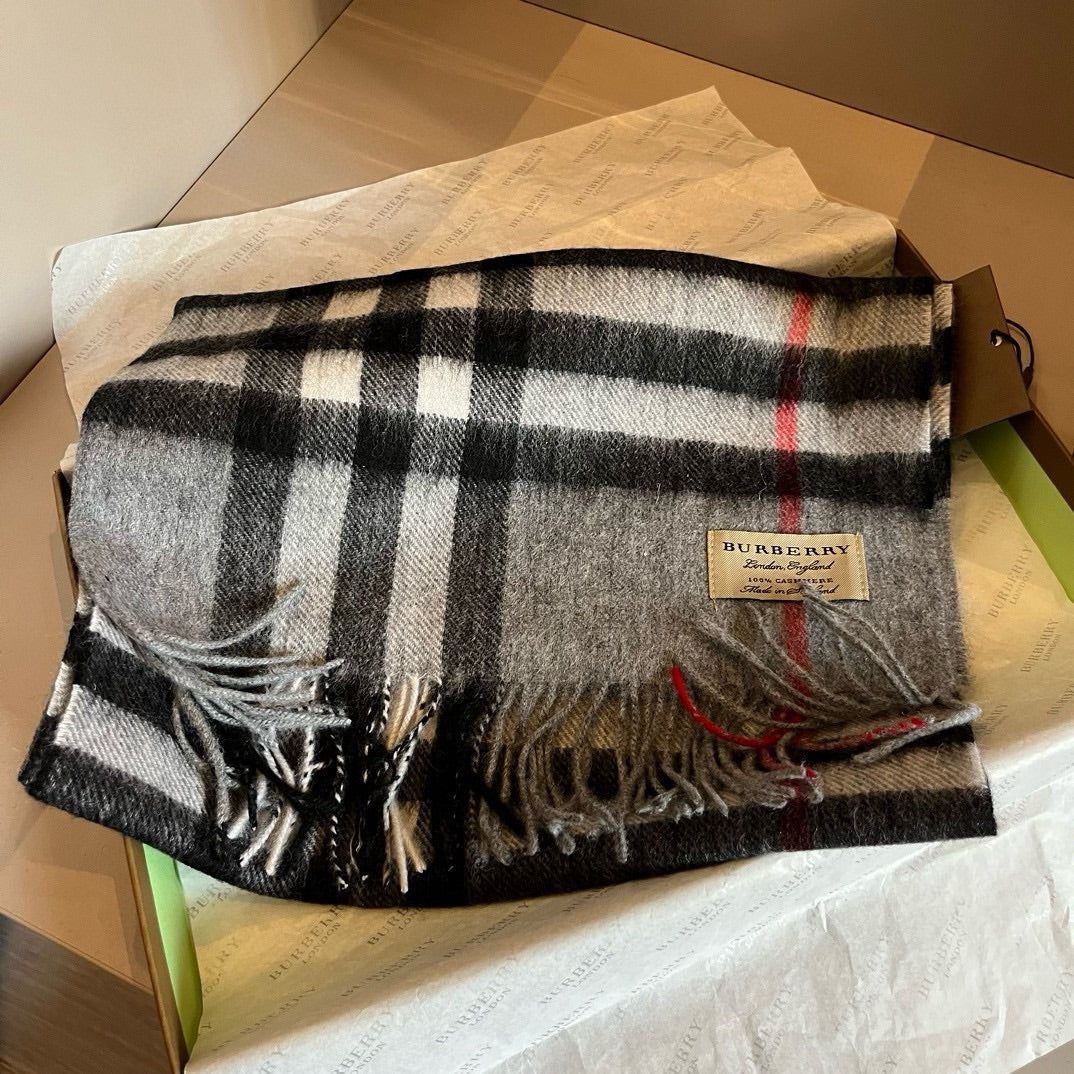 BURBERRY BBR SCARF 180 CM IN CASHMERE 481411