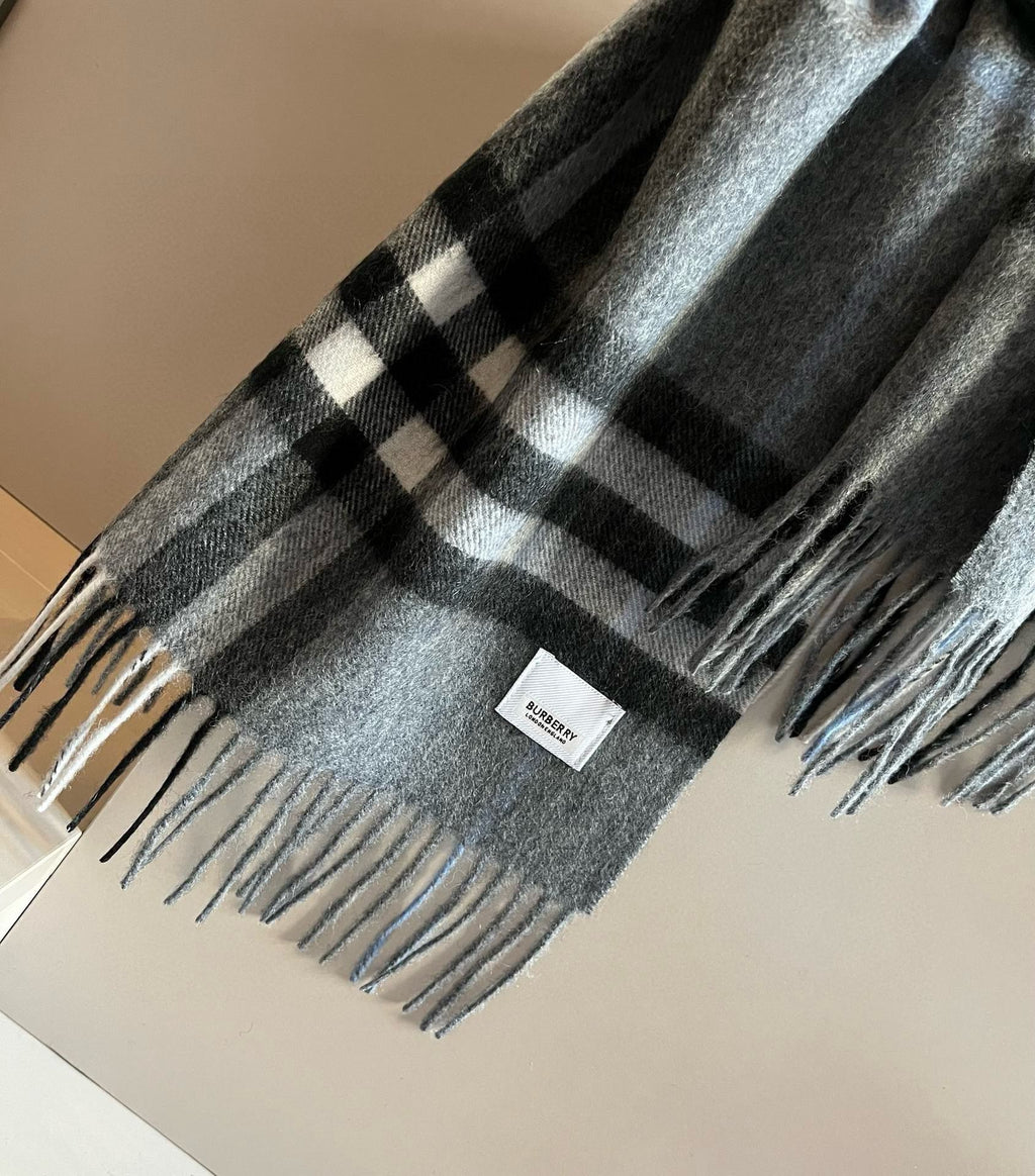 BURBERRY BBR SCARF 180 CM IN CASHMERE 481412