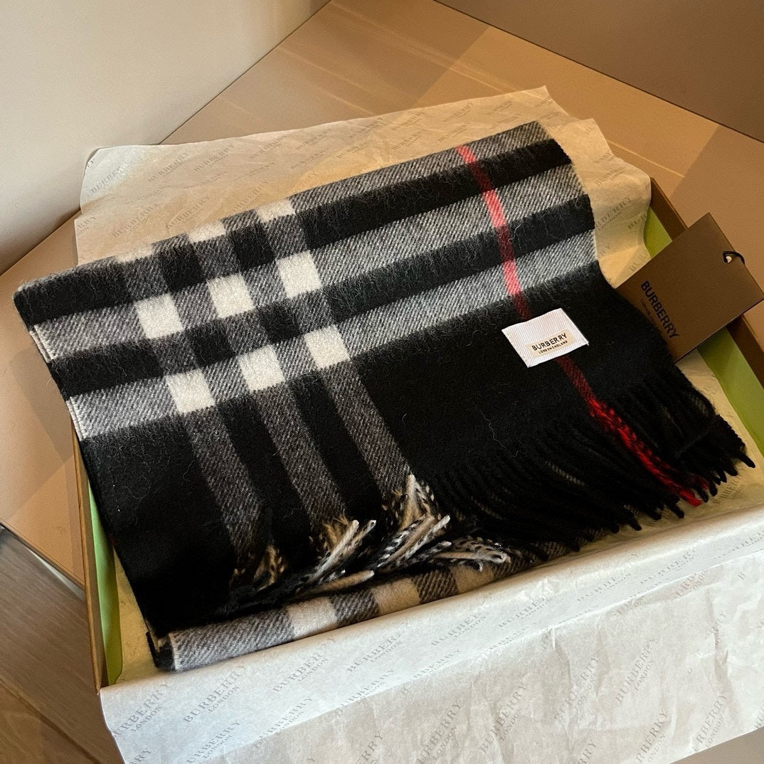 BURBERRY BBR SCARF 180 CM IN CASHMERE 481413