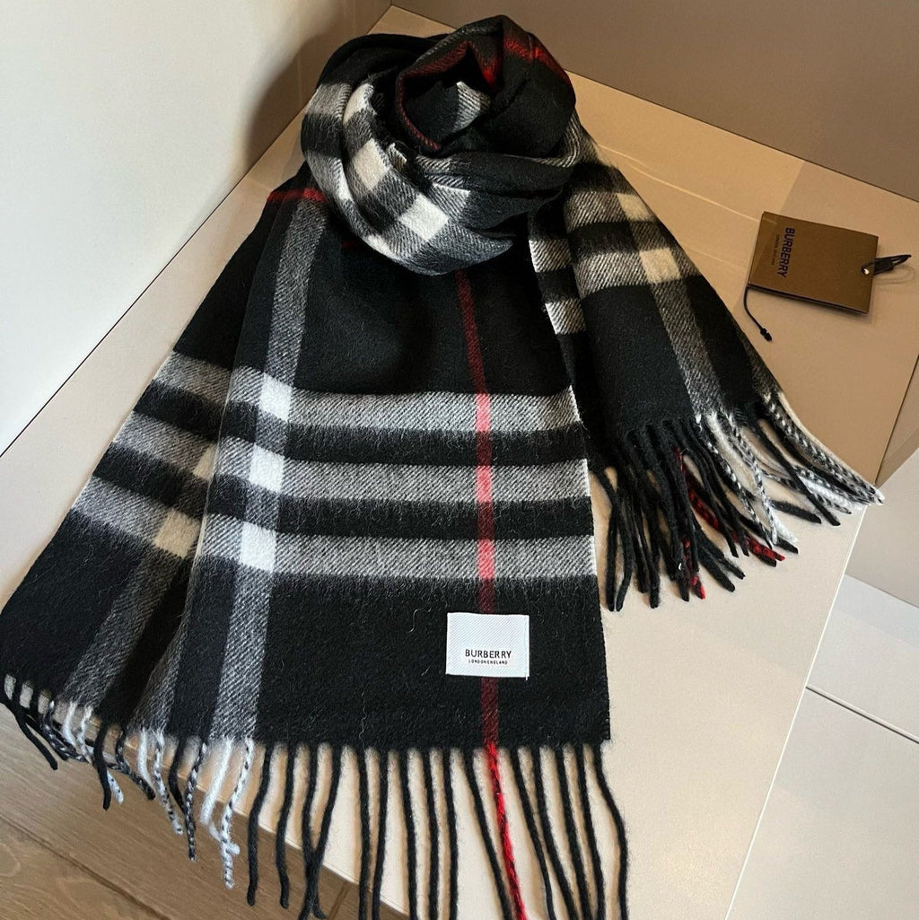 BURBERRY BBR SCARF 180 CM IN CASHMERE 481413