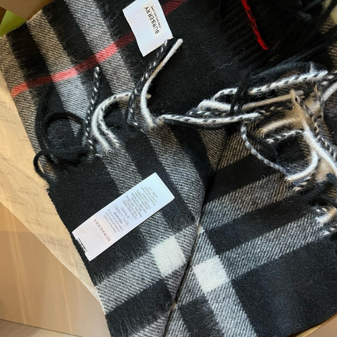 BURBERRY BBR SCARF 180 CM IN CASHMERE 481413