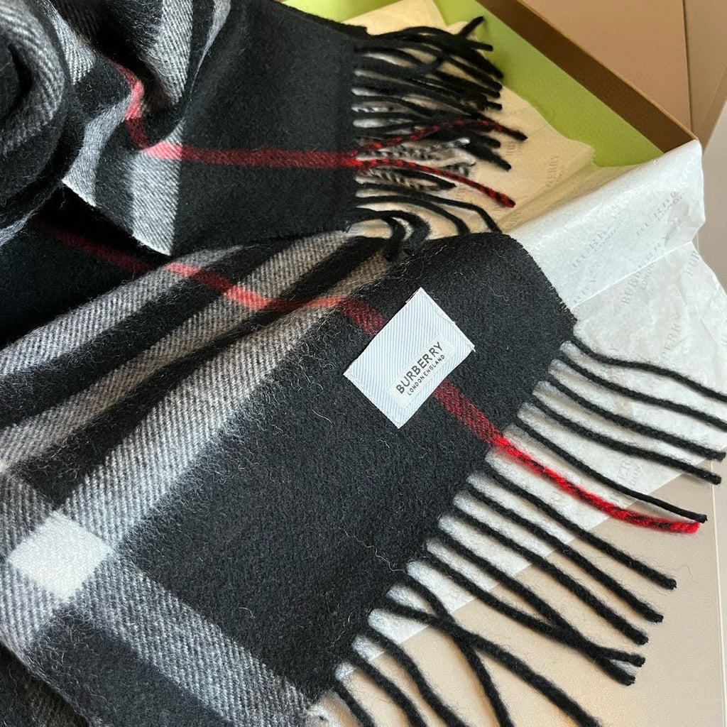 BURBERRY BBR SCARF 180 CM IN CASHMERE 481413