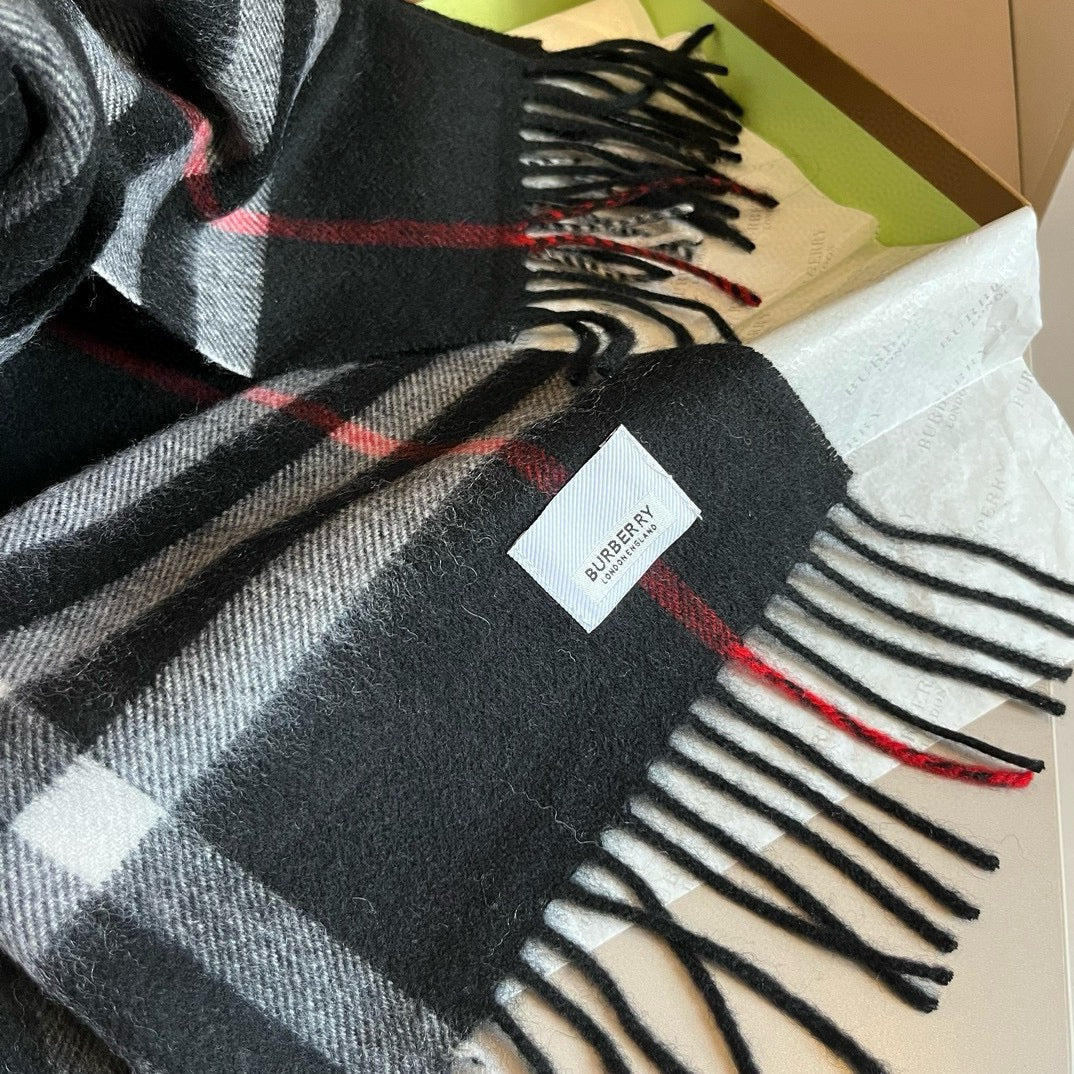 BURBERRY BBR SCARF 180 CM IN CASHMERE 481413