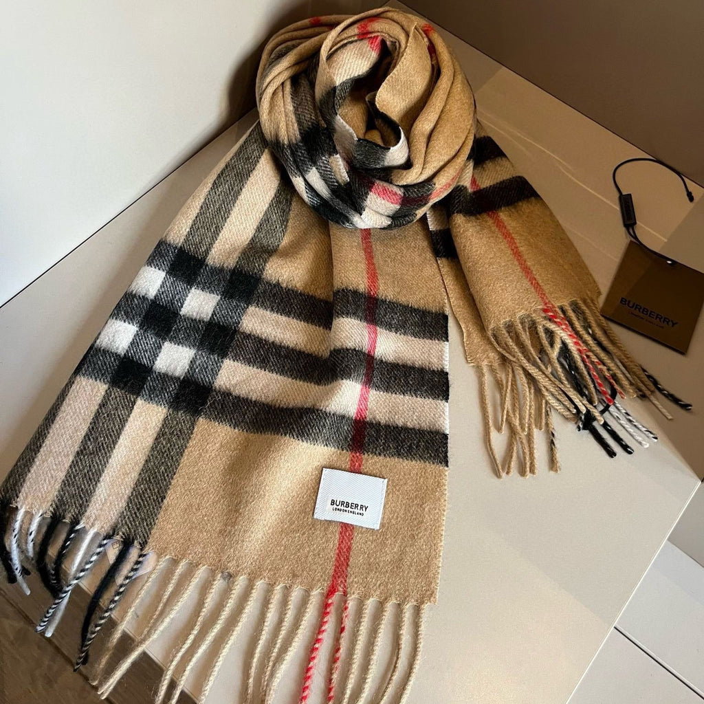 BURBERRY BBR SCARF 180 CM IN CASHMERE 481414
