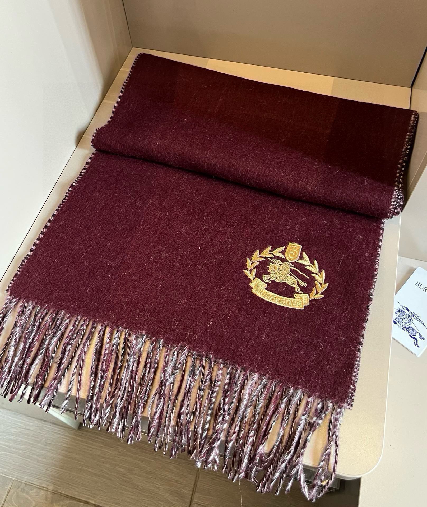 BURBERRY BBR SCARF 180 CM IN CASHMERE 481059