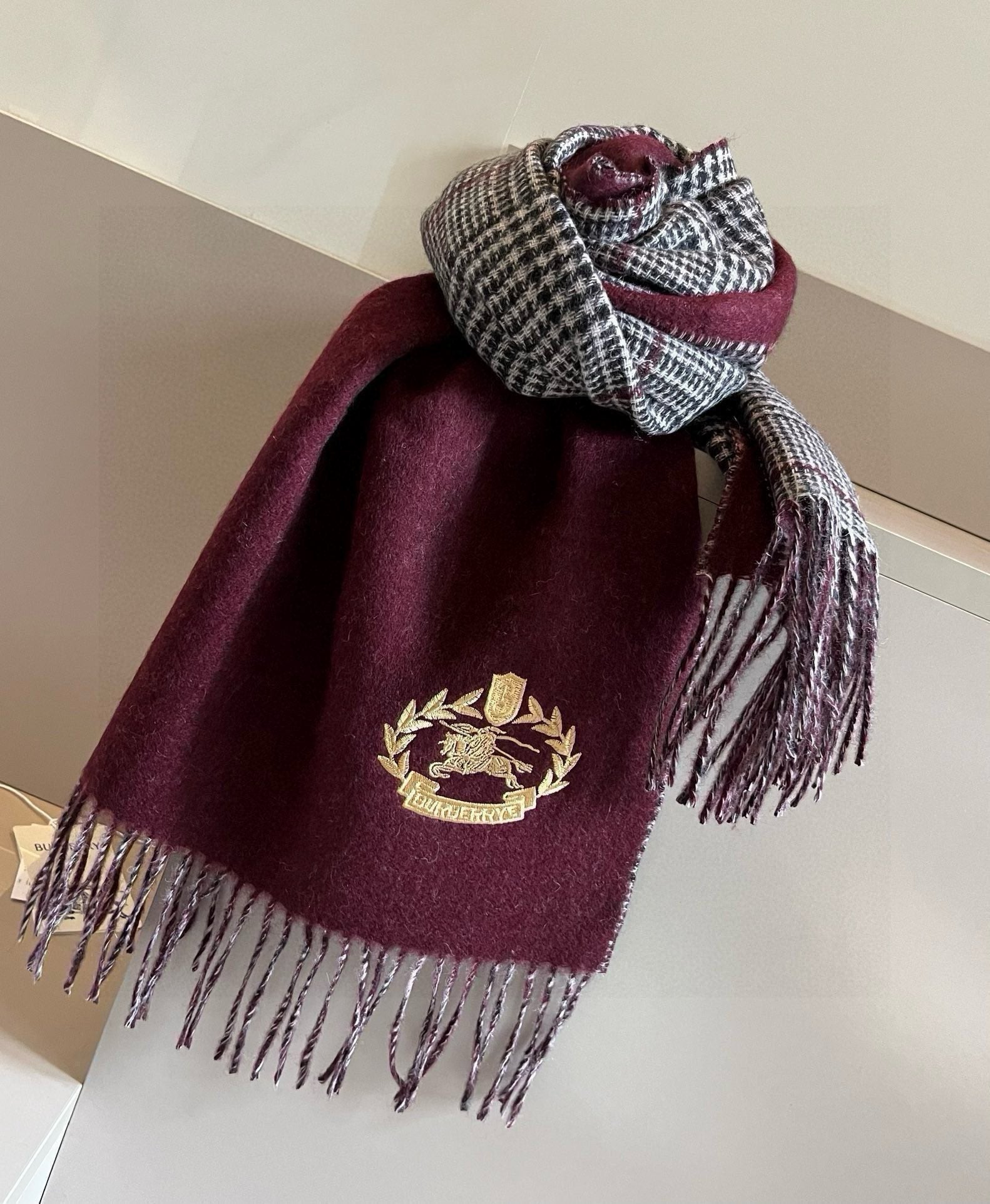 BURBERRY BBR SCARF 180 CM IN CASHMERE 481059