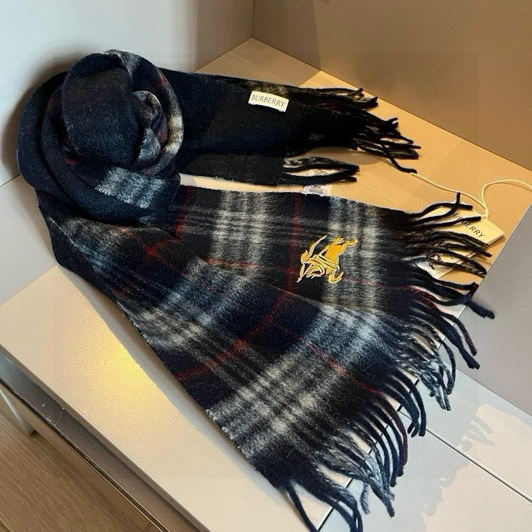 BURBERRY BBR SCARF 180 CM IN CASHMERE 483534