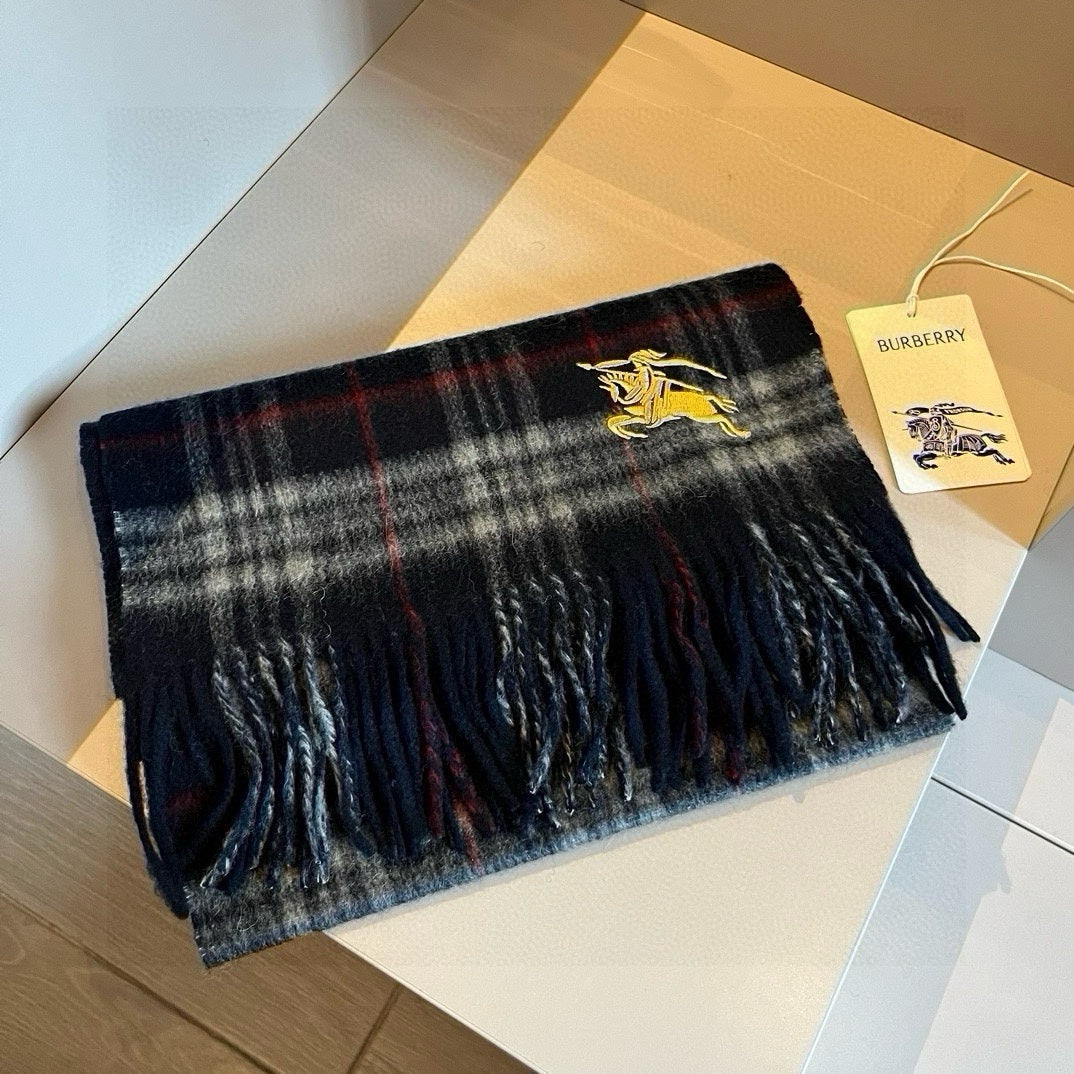 BURBERRY BBR SCARF 180 CM IN CASHMERE 483534