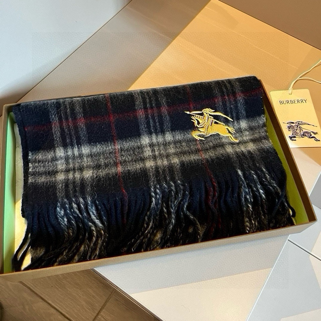 BURBERRY BBR SCARF 180 CM IN CASHMERE 483534