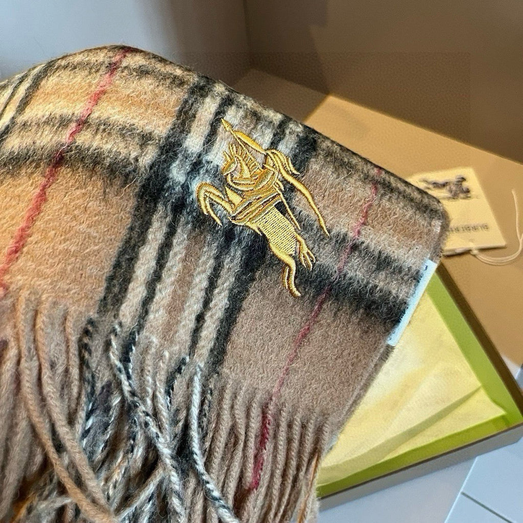 BURBERRY BBR SCARF 180 CM IN CASHMERE 483535