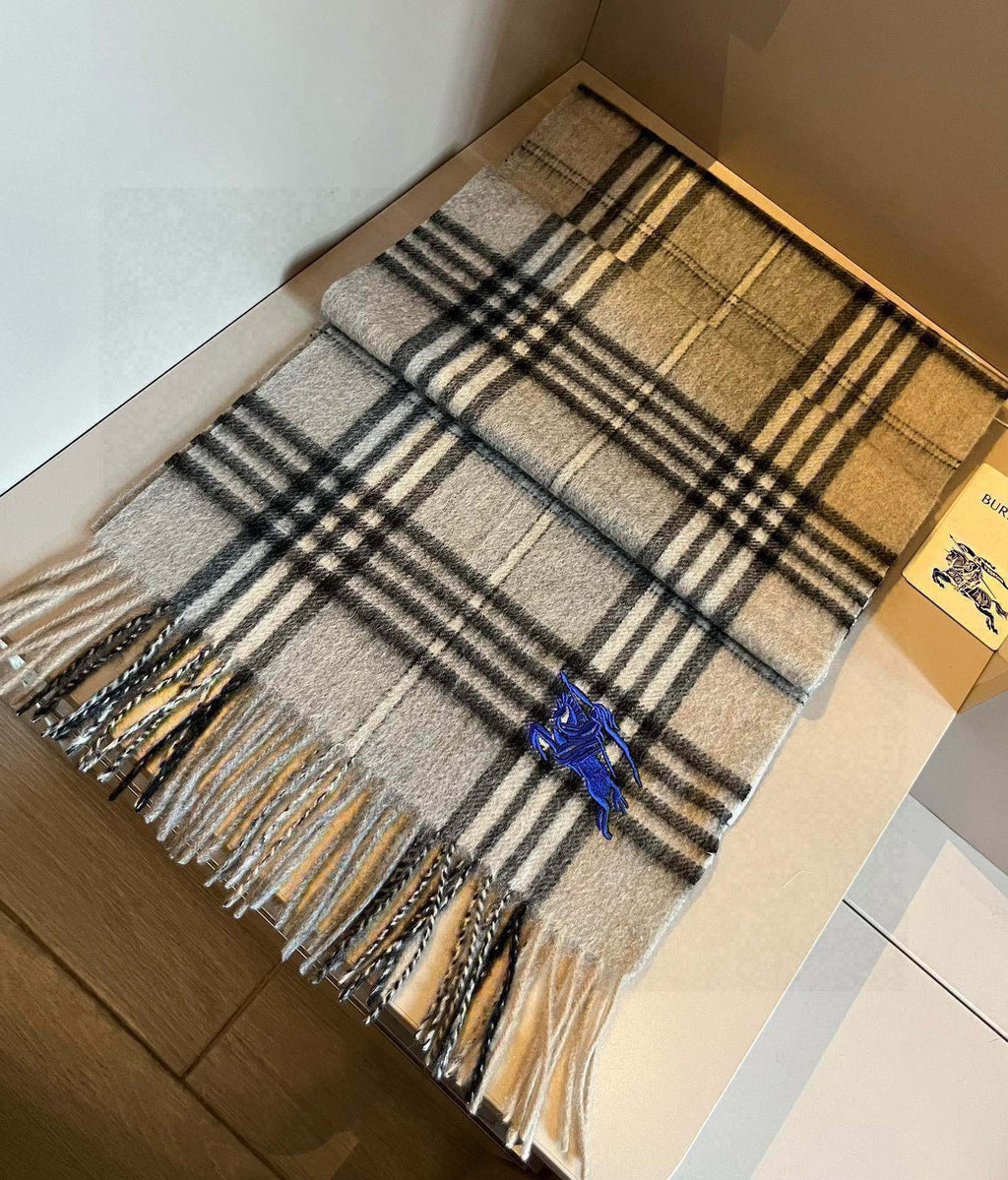 BURBERRY BBR SCARF 180 CM IN CASHMERE 483536