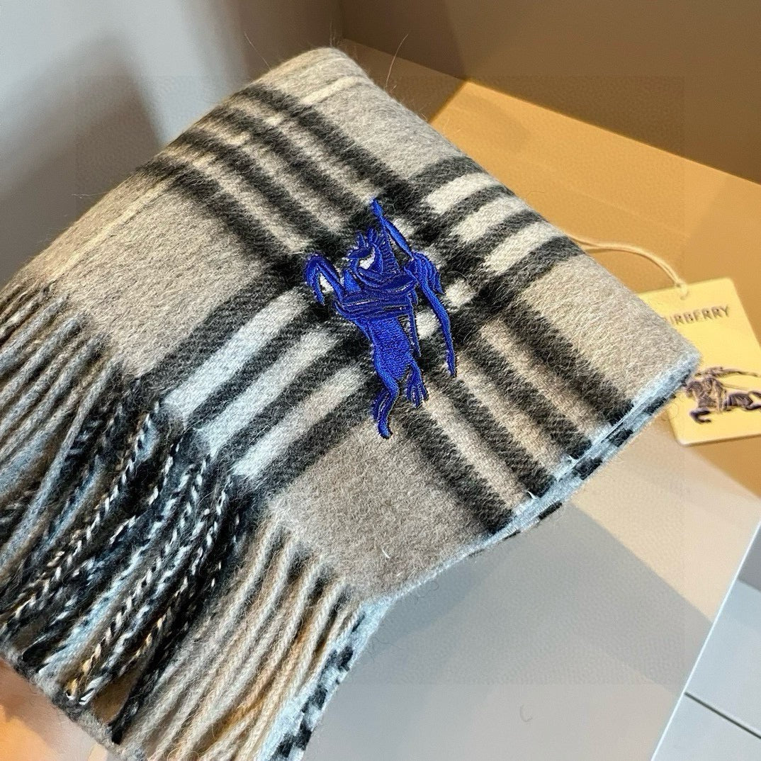 BURBERRY BBR SCARF 180 CM IN CASHMERE 483536