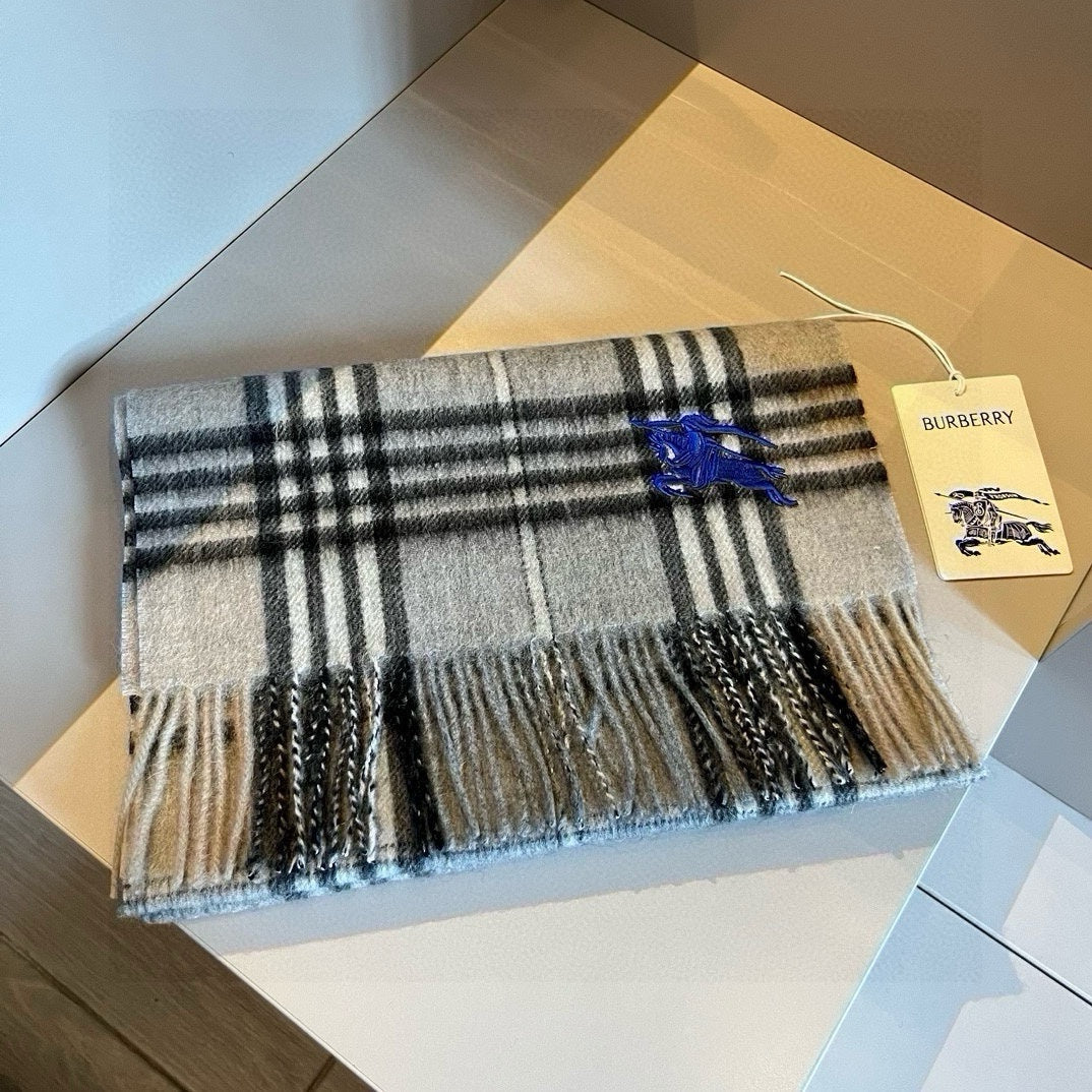 BURBERRY BBR SCARF 180 CM IN CASHMERE 483536
