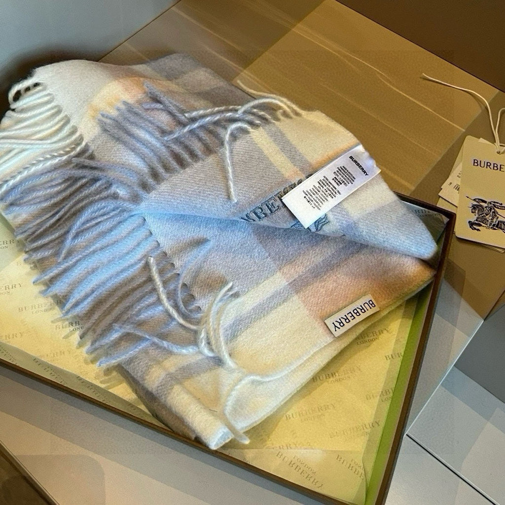 BURBERRY BBR SCARF 180 CM IN CASHMERE 483541