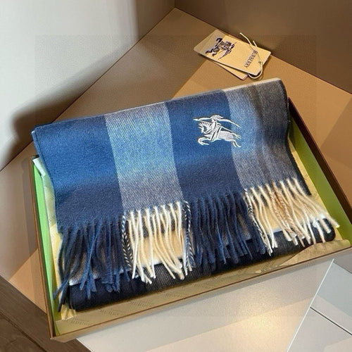 BURBERRY BBR SCARF 180 CM IN CASHMERE 486609