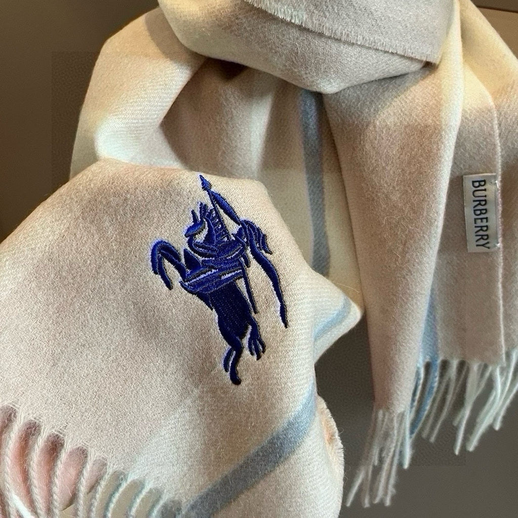 BURBERRY BBR SCARF 180 CM IN CASHMERE 486610