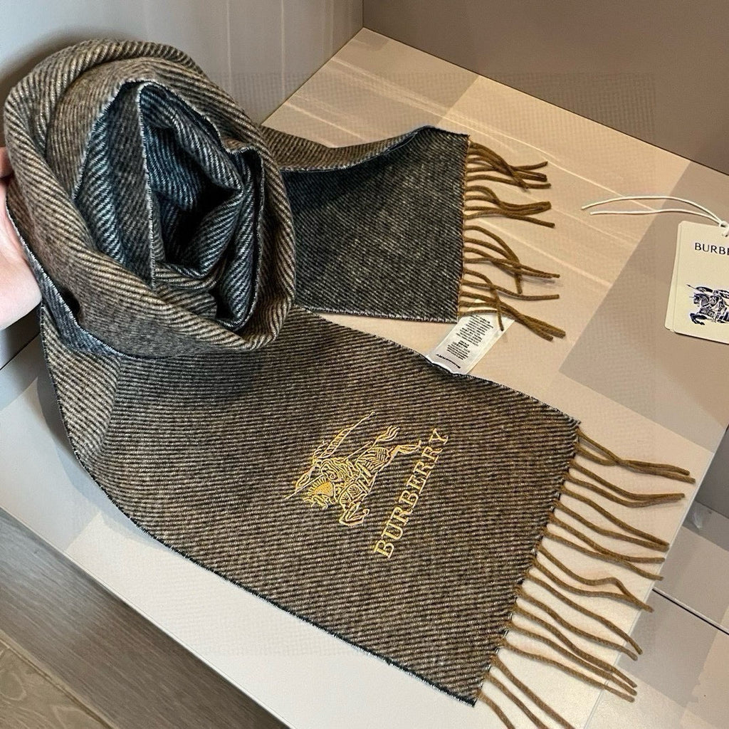 BURBERRY BBR SCARF 180 CM IN CASHMERE 486630
