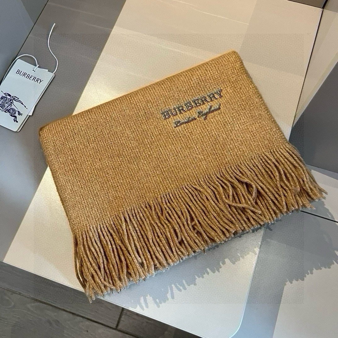 BURBERRY BBR SCARF 180 CM IN CASHMERE 489737