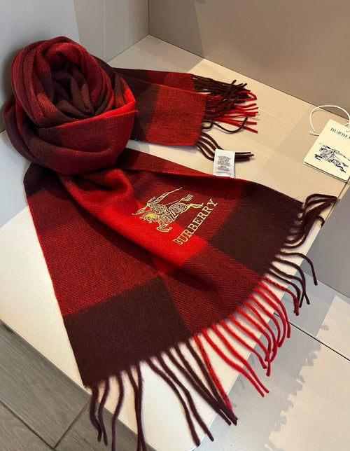 BURBERRY BBR SCARF 180 CM IN CASHMERE 489745