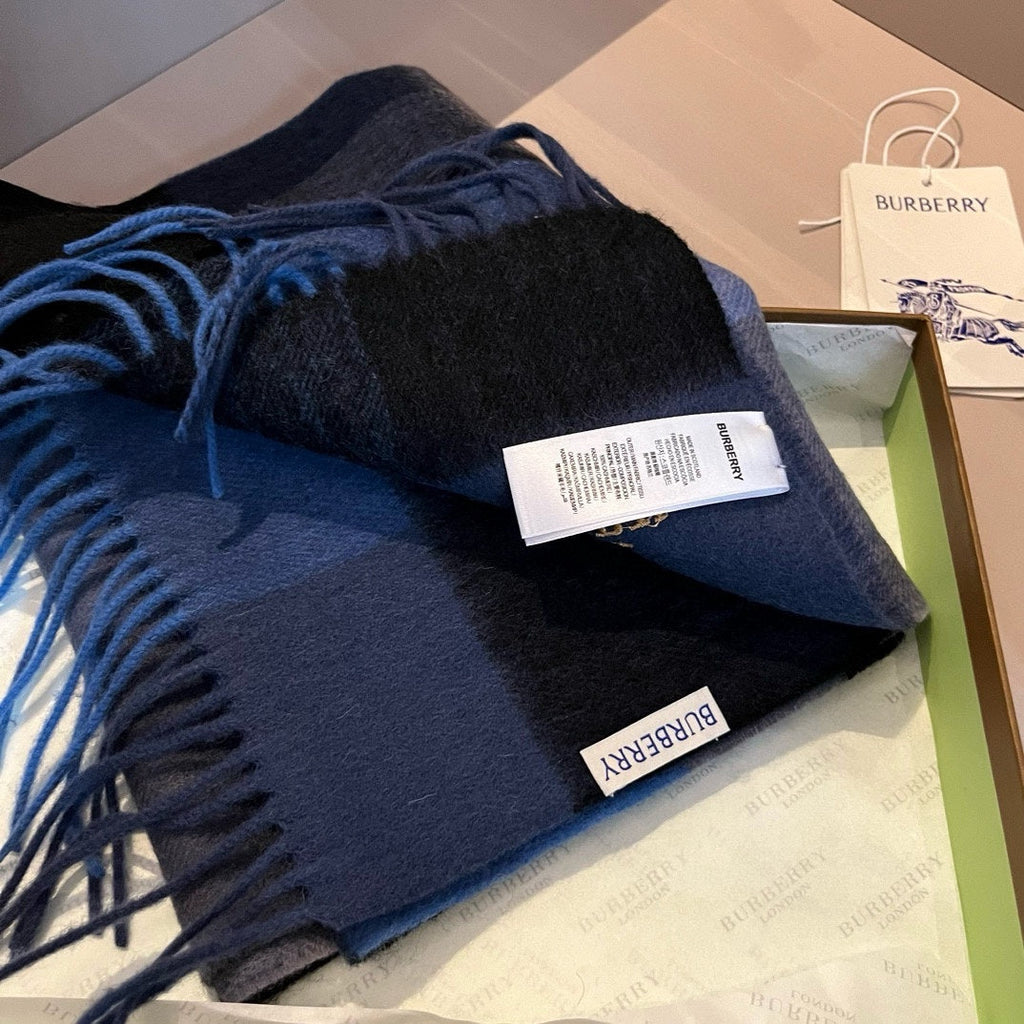 BURBERRY BBR SCARF 180 CM IN CASHMERE 489747