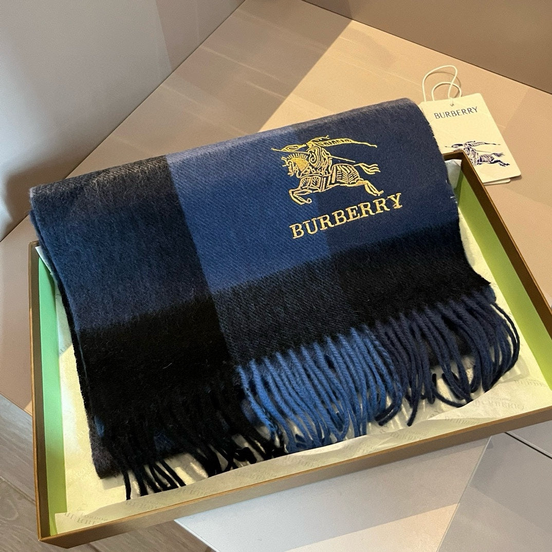 BURBERRY BBR SCARF 180 CM IN CASHMERE 489747
