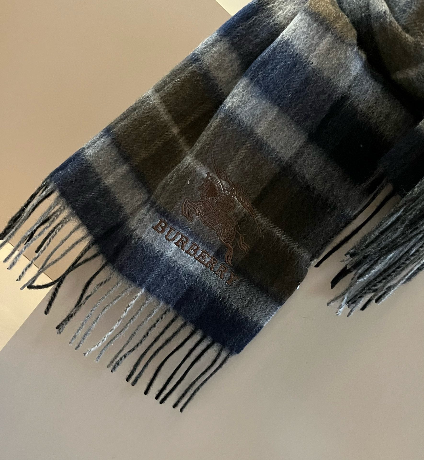 BURBERRY BBR SCARF 180 CM IN CASHMERE 489751