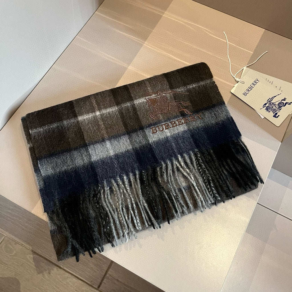 BURBERRY BBR SCARF 180 CM IN CASHMERE 489751