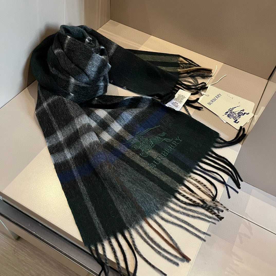 BURBERRY BBR SCARF 180 CM IN CASHMERE 489752