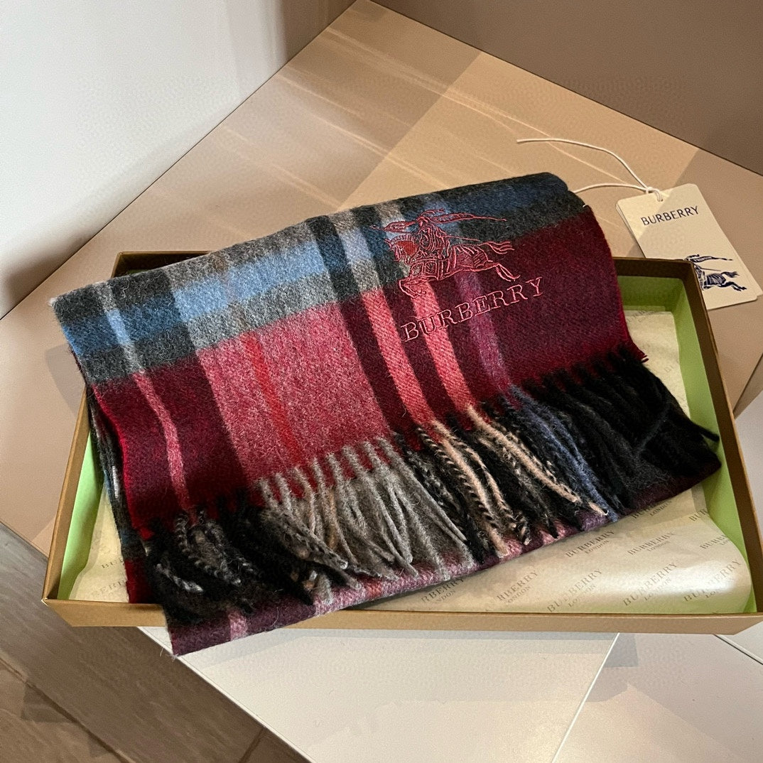 BURBERRY BBR SCARF 180 CM IN CASHMERE 489753