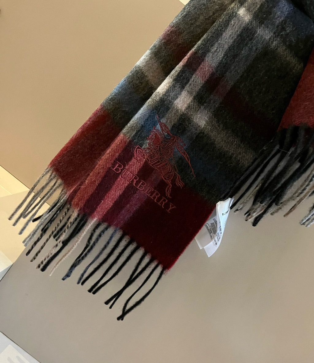 BURBERRY BBR SCARF 180 CM IN CASHMERE 489753