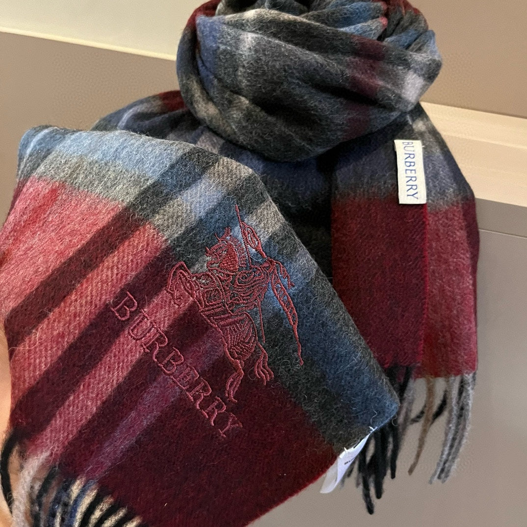 BURBERRY BBR SCARF 180 CM IN CASHMERE 489753