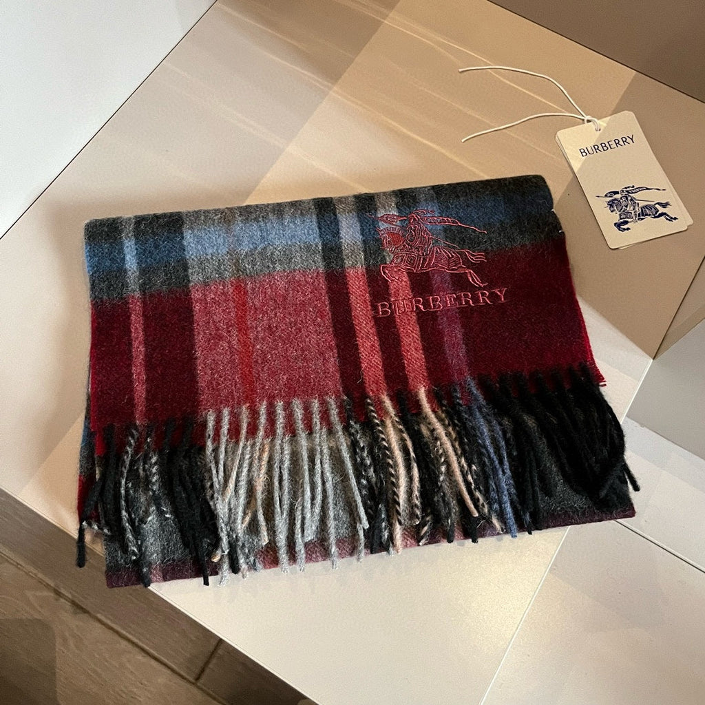 BURBERRY BBR SCARF 180 CM IN CASHMERE 489753