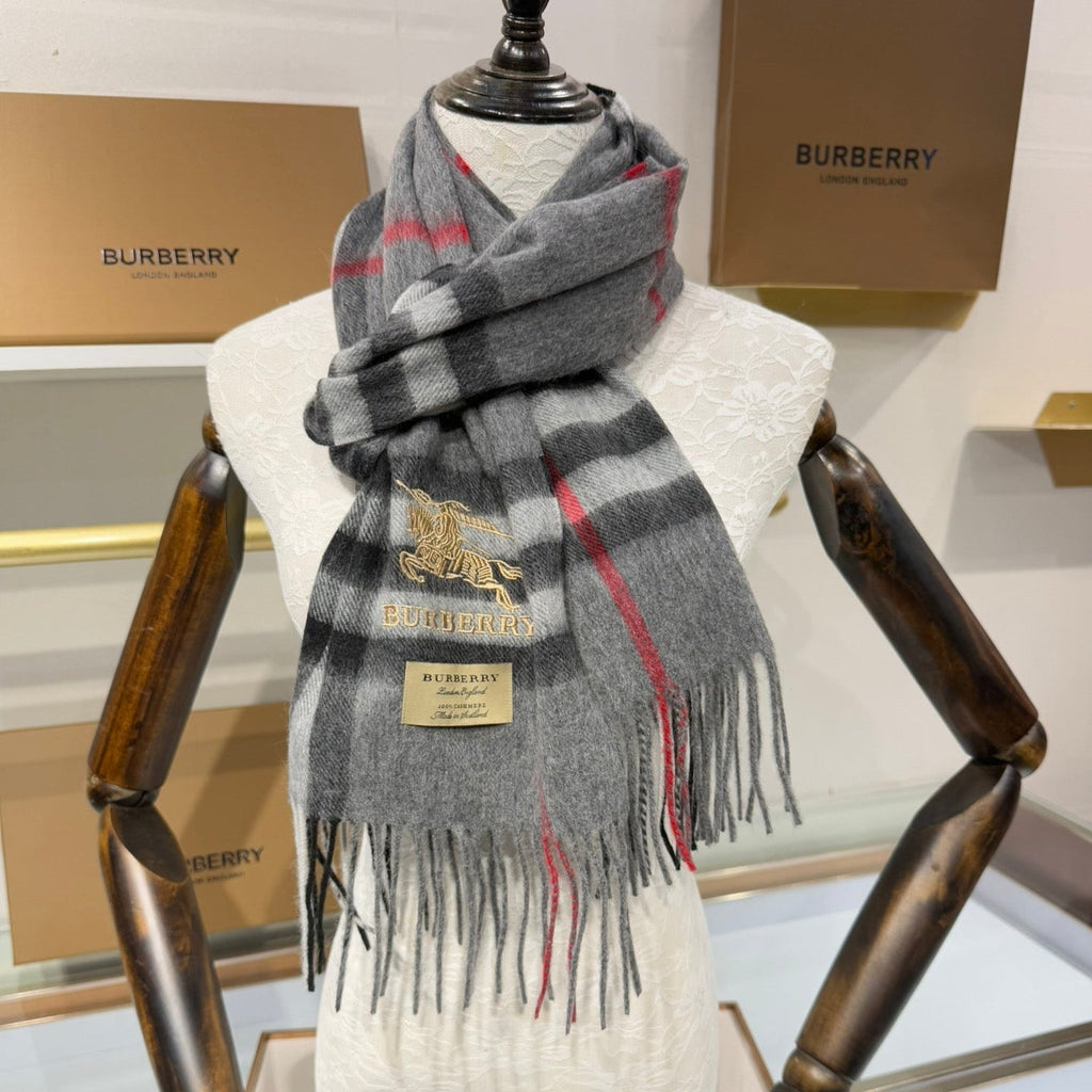 BURBERRY BBR SCARF 180 CM IN CASHMERE 732174