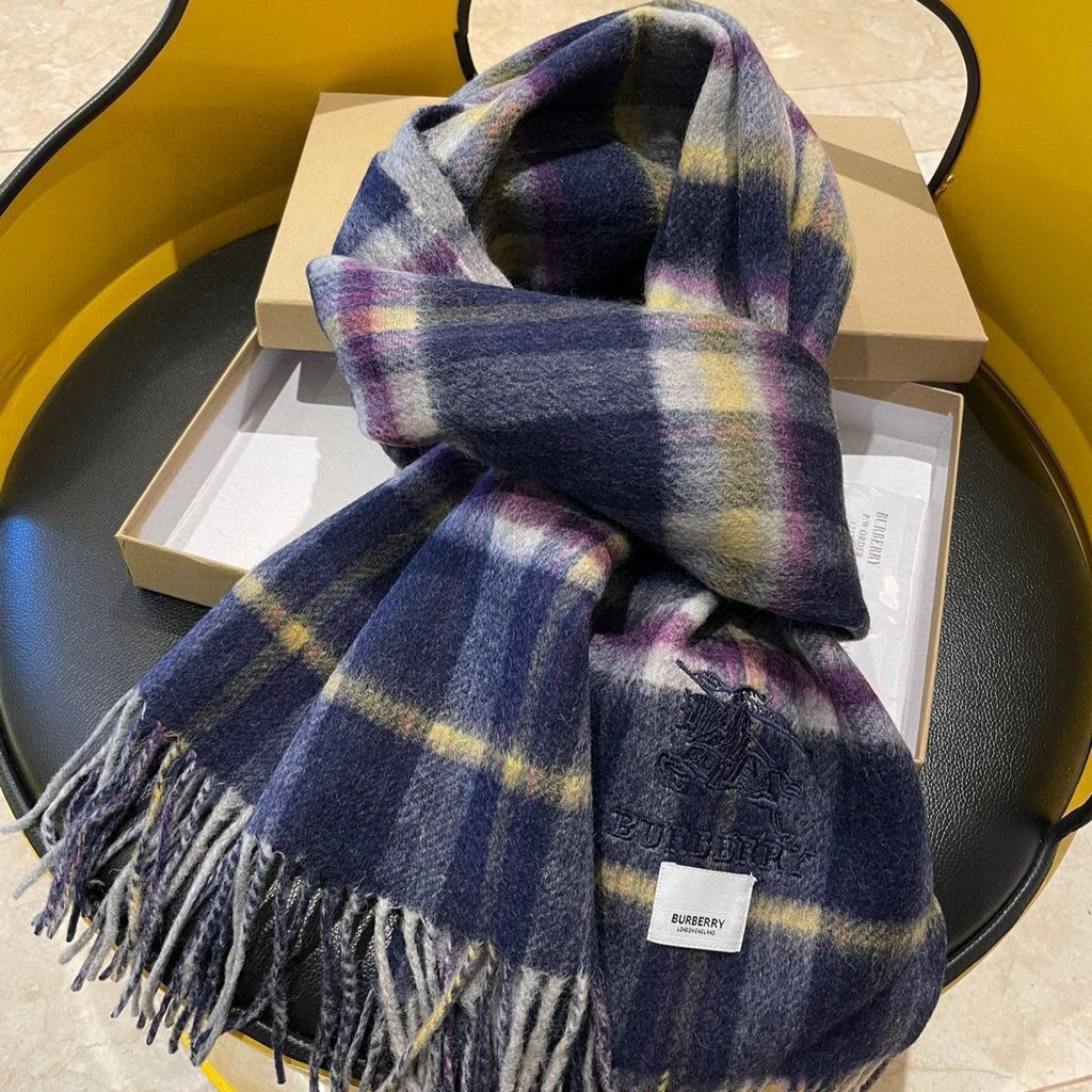 BURBERRY SCARF 200 CM IN COLORFUL CASHMERE 402195