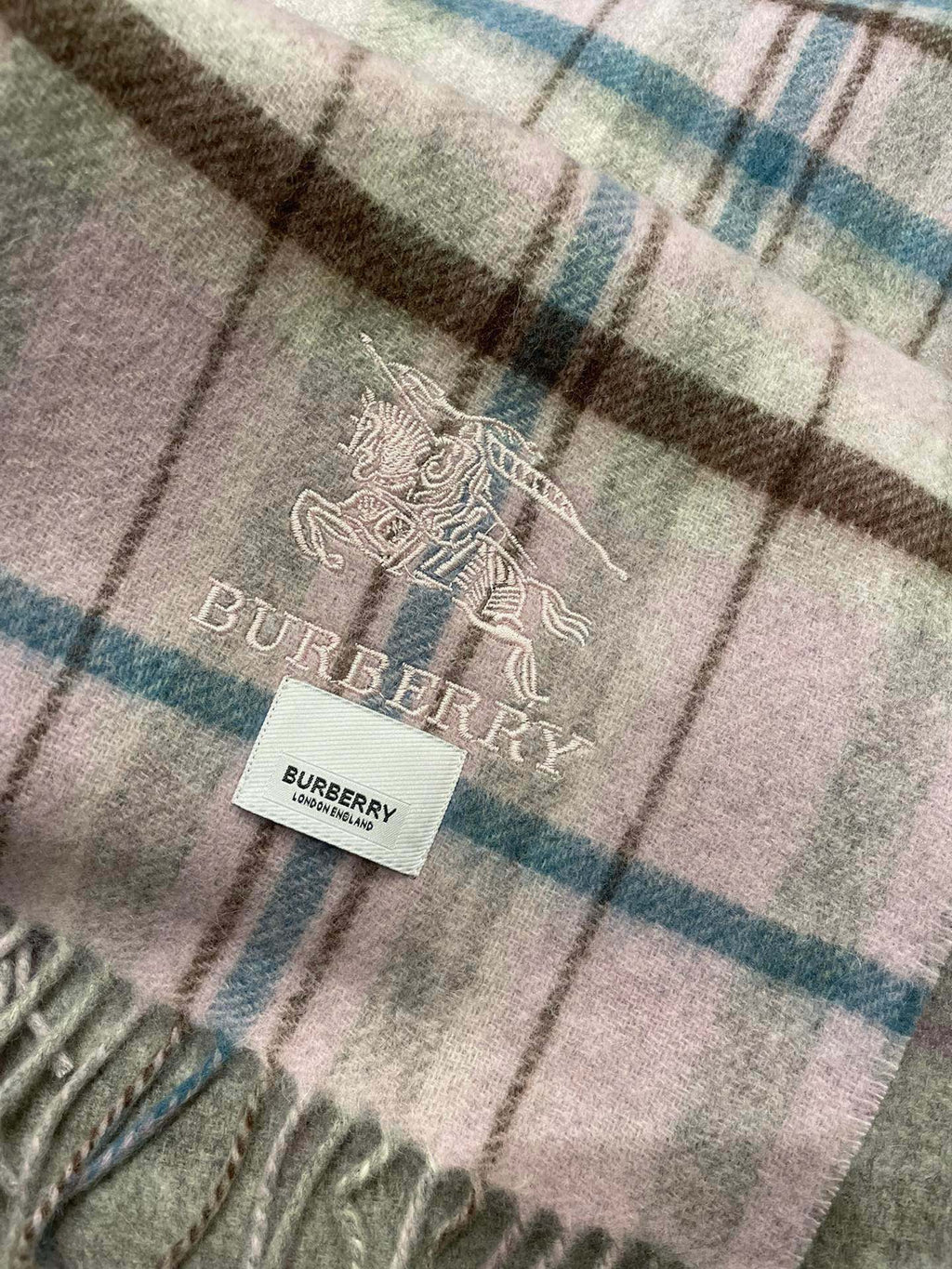 BURBERRY SCARF 200 CM IN COLORFUL CASHMERE 402196