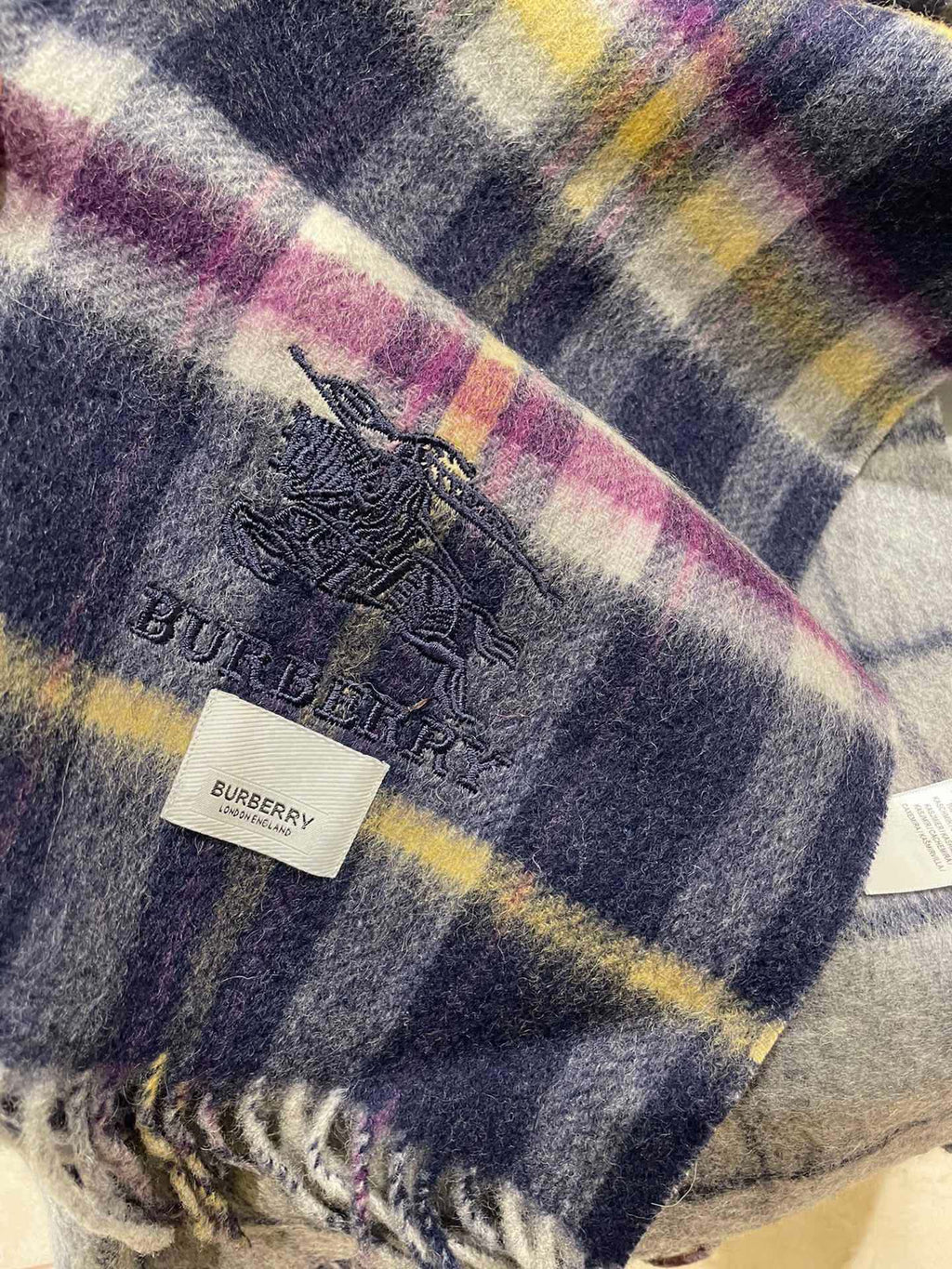 BURBERRY BBR SCARF 200 CM IN CASHMERE 481391