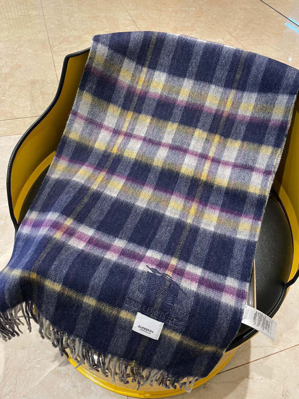 BURBERRY BBR SCARF 200 CM IN CASHMERE 481391