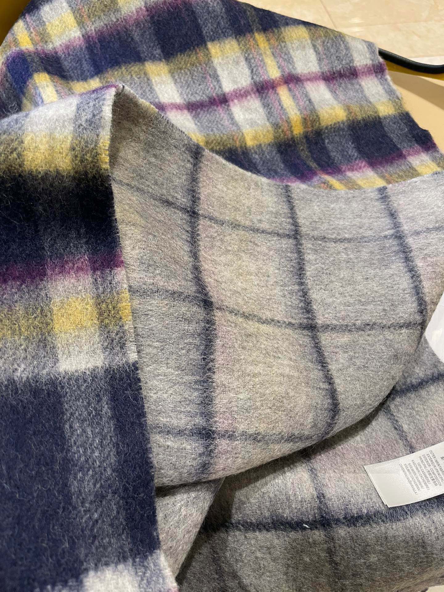 BURBERRY BBR SCARF 200 CM IN CASHMERE 481391